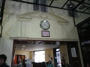 1910 l'horloge de l'hotel